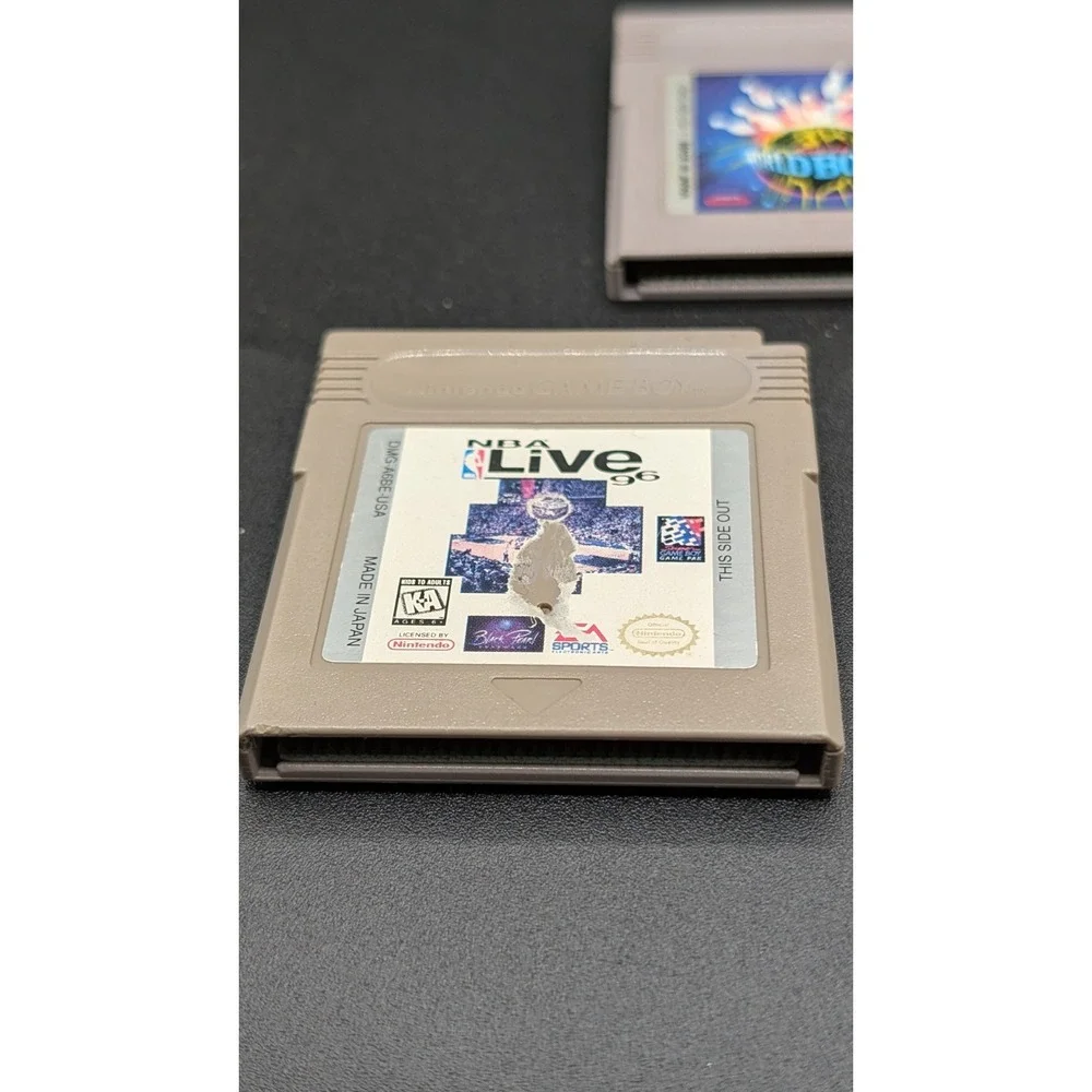 Nintendo GameBoy Lot Of 3 (World Bowling, Bo Jackson Baseball, NBA Live 96)